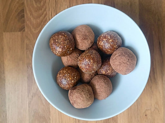 Energy balls cacao, maca & cannelle