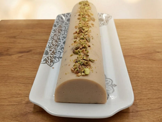 Gâteau de semoule rooibos, orange, gingembre & citronnelle