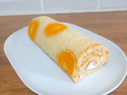 Gâteau roulé camomille, ashwagandha & orange